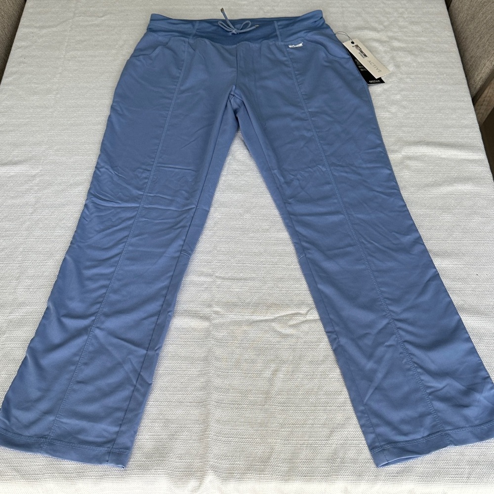 Women’s Barco Greys Anatomy Scrub Pant Medium Tall Ceil Blue